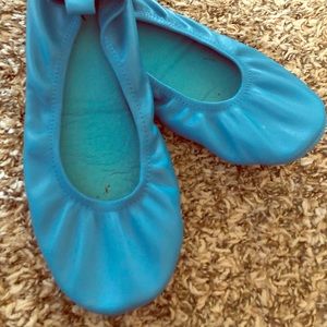 Turquoise Ballet Flats